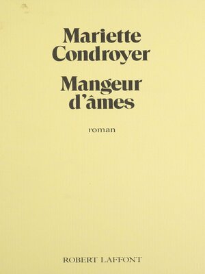 cover image of Mangeur d'âmes
